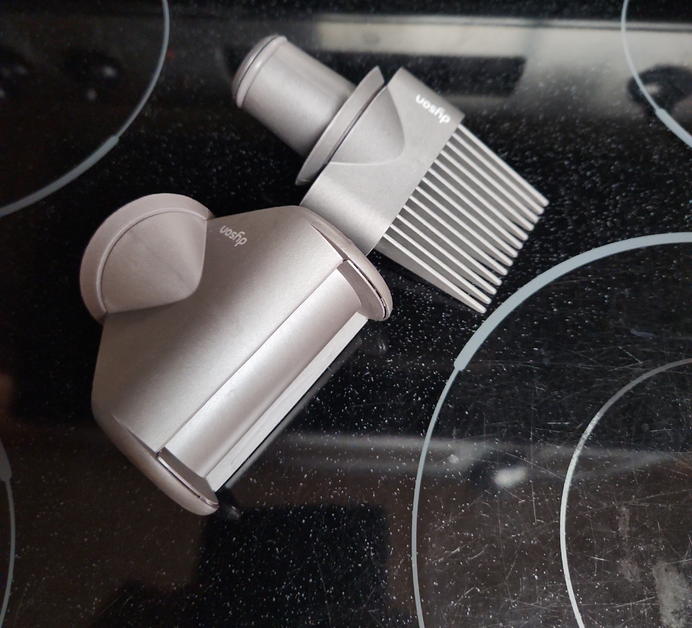 Dyson Gray Hair Styling Attachments